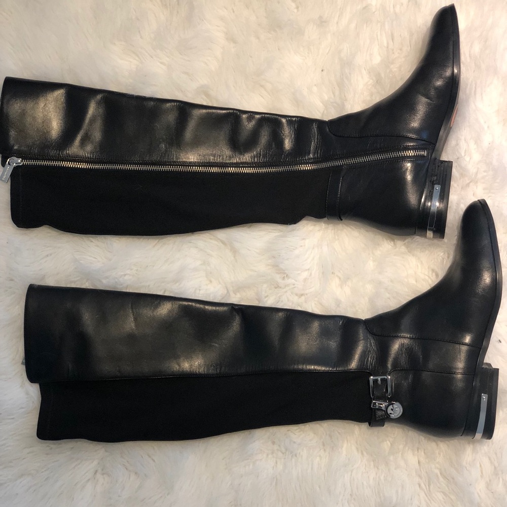BLACK MICHAEL KORS TALL BOOTS 🔥